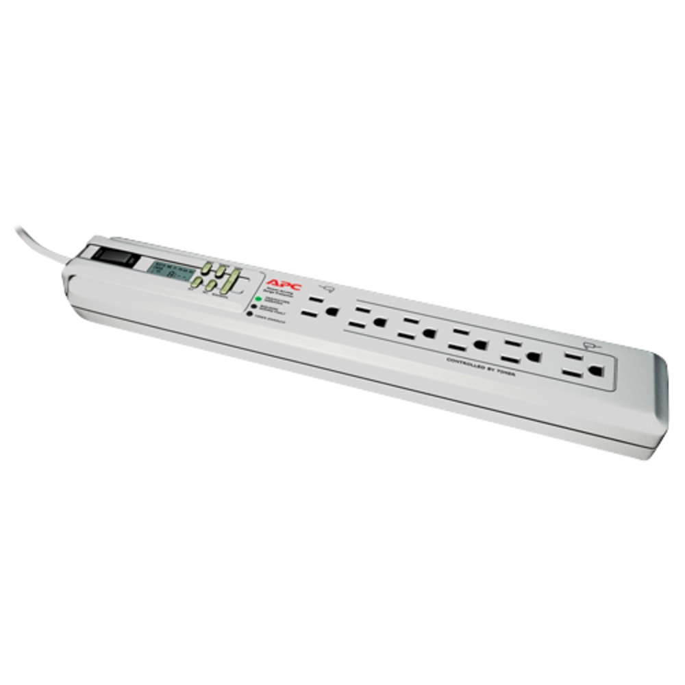 APC SurgeArrest Essential 6-Outlet Surge Strip, 3ft Cord, White, P6GC MPN:PGGC