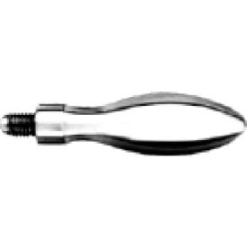 J.W. Winco Stainless Steel Fixed Handle W/ Threaded Stud 25mm Diameter 80mm Length 39-ST-25-E