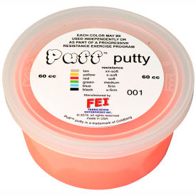 Puff LiTE™ Color-Coded Exercise Putty Soft Red 60cc 10-1402