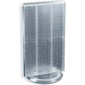 Global Approved 700513-CLR Two-Sided Revolving Pegboard Countertop Display 13.5