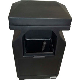 Forte 39 Gallon Sidekick™ Multi-Use Windshield Service Center Black - 8001463 8001463