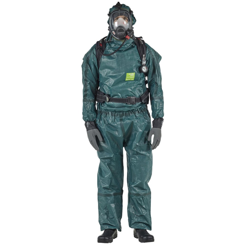 Disposable & Chemical Resistant Coveralls, Garment Type: Chemical-Resistant , Garment Style: Coveralls , Size: Medium  MPN:GR40T9215103G02