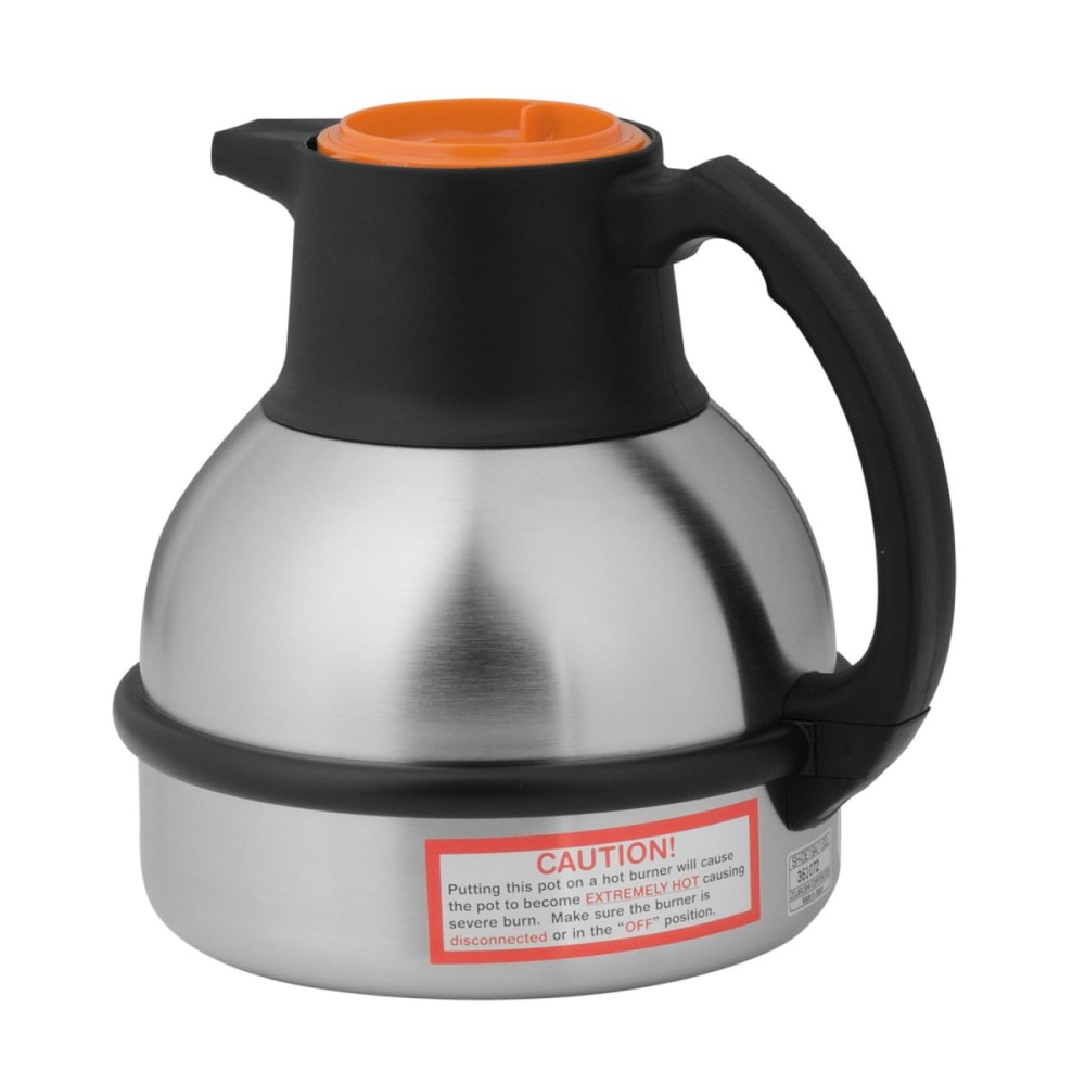 BUNN Thermal Carafe, 64 Oz, Orange MPN:36252.0001
