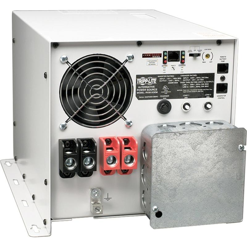 Tripp Lite 3000W RV Inverter / Charger with Hardwire Input / Output 12VDC 120VAC, RV3012OEM MPN:RV3012OEM
