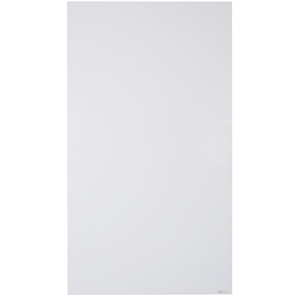Quartet InvisaMount Vertical Glass Dry-Erase Board - 42x72 - 72in (6 ft)x 42in (3.5 ft) - White Glass Surface - Rectangle - Vertical - Magnetic - 1 Each MPN:Q014274IMW