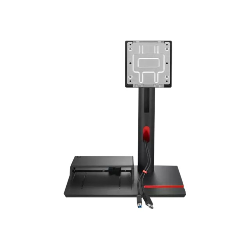 Lenovo ThinkCentre TIO Flex - Stand - for monitor / thin client / cellular phone - screen size: 22in-27in - mounting interface: 100 x 100 mm - desktop - for ThinkCentre TIO Flex 24v 12BN; ThinkStation P360 30FA, 30FB, 30FC, 30FD MPN:4XF1K03170