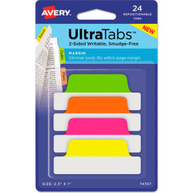 Avery® Ultra Tabs Repositionable Tabs Margin Tabs 2.5