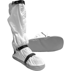 Transforming Technologies TX4000 ESD Cleanroom Apparel Soft Sole Boot Cover L White TX40BEWH04