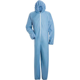 Chemical Splash Disposable Flame Resistant Coverall KDE4 Sky Blue Size 3XL Regular KDE4SBRG3XL - Pkg Qty 20