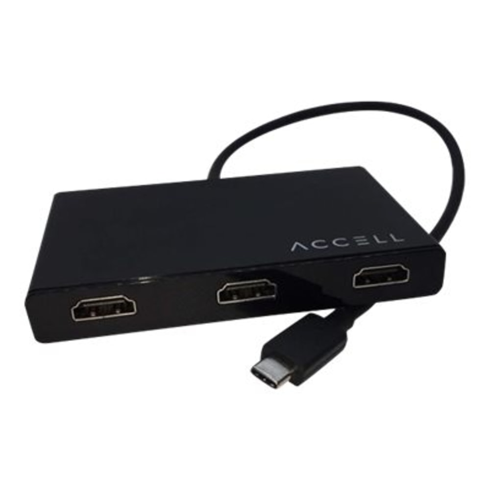 Accell USB-C to 3 HDMI 1.4 Multi-Display (MST) U228B-001B