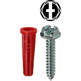 L.H.Dottie® Conical Anchor Kit w/ Combo Hex Head Screw #10 201 Pieces K6HX