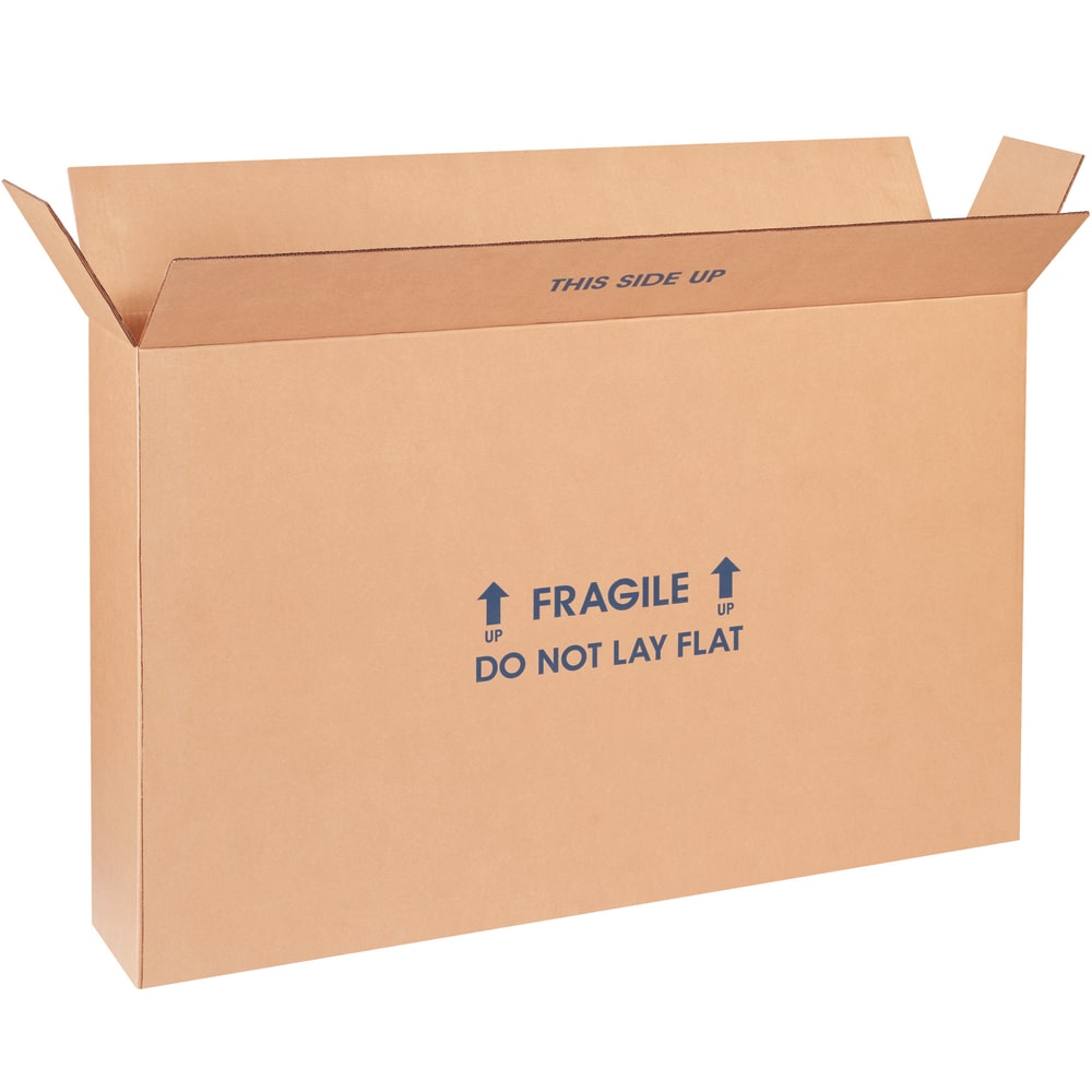 Office Depot Brand FOL Flat-Panel TV Boxes, 16inH x 6inW x 22inD, Kraft, Pack Of 5 MPN:22616FPFOL