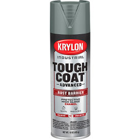 Krylon® Tough Coat Advance Spray Paint w/ Rust Barrier Tech. 20 oz Gloss Dark Machinery Gray K00879008 - Pkg Qty 6