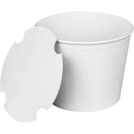 Karat® Food Bucket with Lid 85 oz. Capacity 7-3/8