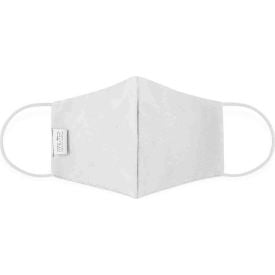 Cloth Face Mask Reusable/Washable 2-Layer Contour White Large 10/Bag 1C38092