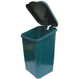 DOGIPOT® Polyethylene Trash Receptacle with Polyethylene Lid Liner Trash Bags 1208-L