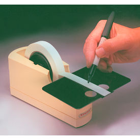 Bel-Art Write-On Single Roll Label Tape Dispenser 8 3/8 x 3 3/8 x 3/ 134610000