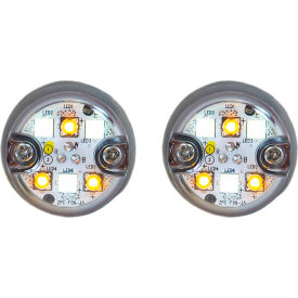Buyers 25 Foot Amber/Clear Push-On Hidden Strobe Kit With In-Line Flashers With 6 LED - 8891327 8891327