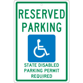 NMC TMS341H Traffic Sign Reserved Parking Washington 18