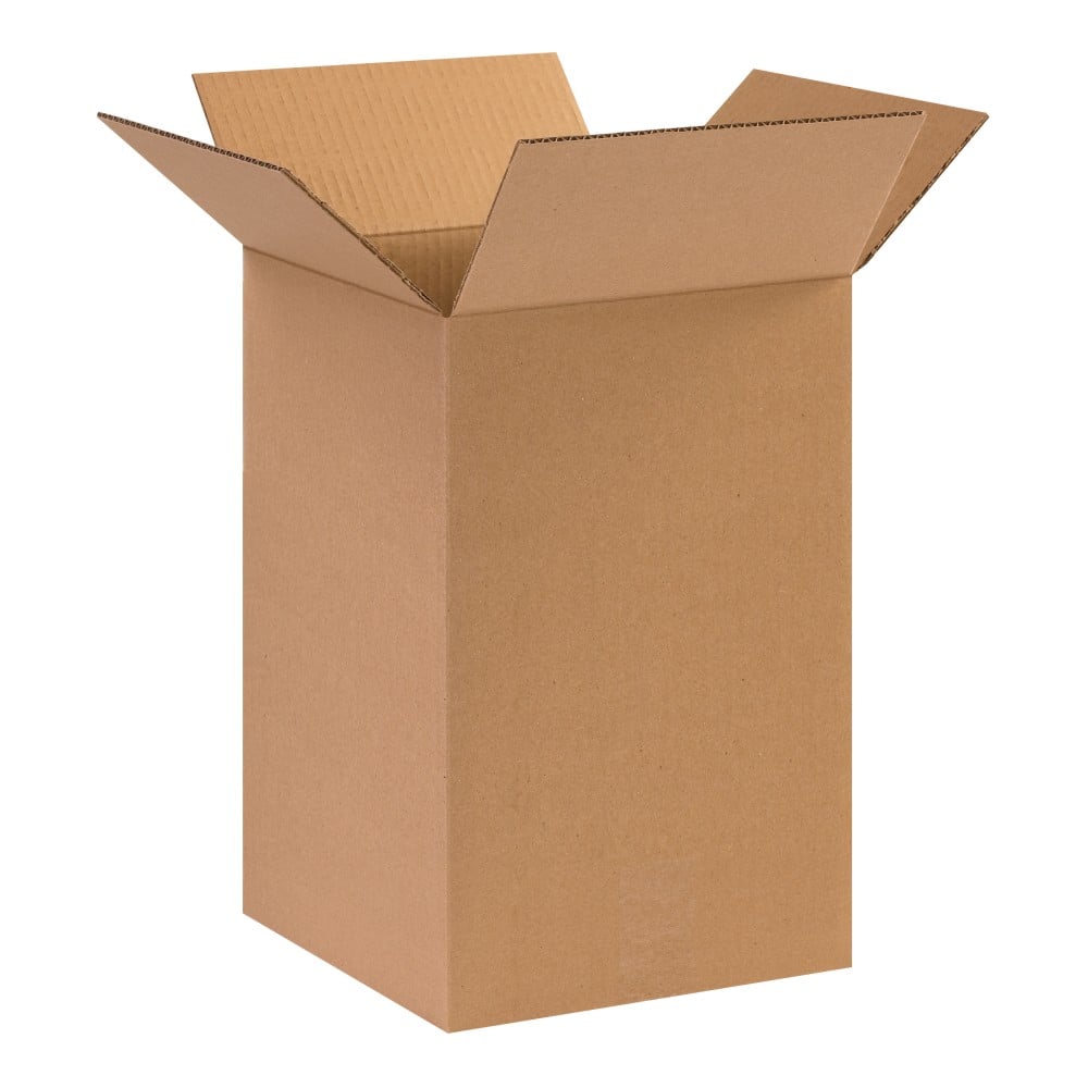 Partners Brand Corrugated Boxes, 10in x 10in x 15in, Kraft, Pack Of 25 MPN:101015