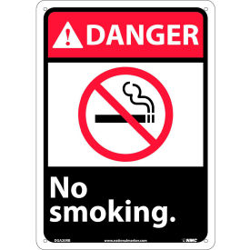 Graphic Signs - Danger No Smoking - Plastic 10