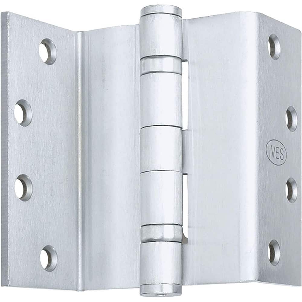 Commercial Hinges, Mount Type: Full-Mortise , Hinge Material: Steel , Length (Inch): 5 , Finish: Satin Chrome , Door Leaf Height (Decimal Inch): 5.0000  MPN:5BB1SC 5.0 652