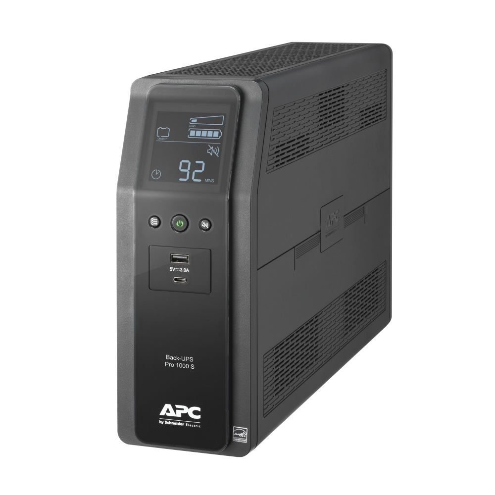 APC BR1000MS Back-UPS Pro 10-Outlet UPS, 1, 000VA/600 Watts MPN:BR1000MS