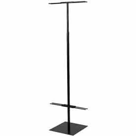Adjustable Floor Standing Banner Displayer - Matte Black DBD96/B