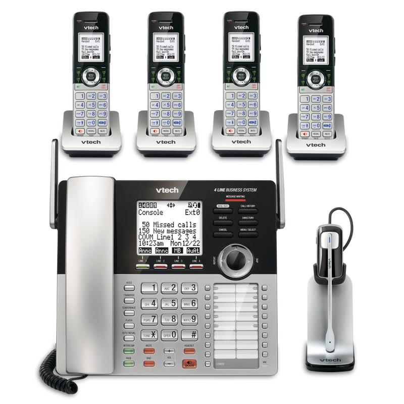 VTech 4-Line Small Business Office Phone System with 4 CM18045 Handsets MPN:80-0915-00