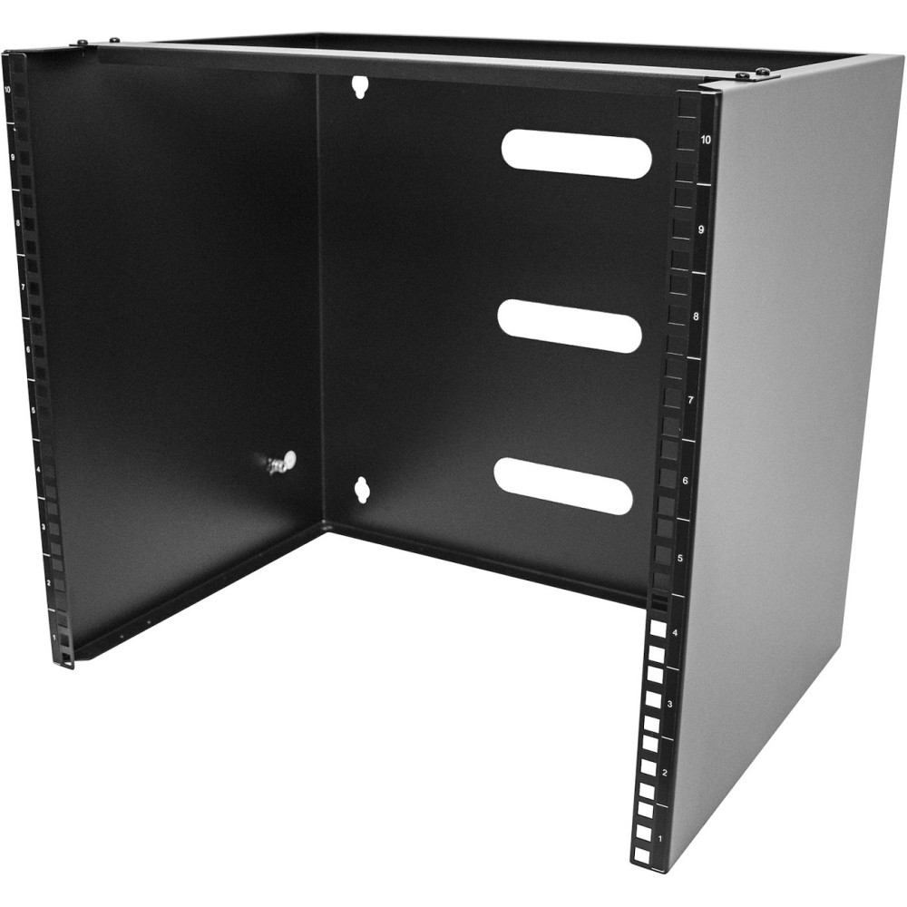 StarTech.com 10U Wall Mount Rack, 14in Deep, 19 inch Wall Mount Network Rack, Wall Mounting Patch Panel Bracket - RACK10U14BRACKET MPN:RACK-10U-14-BRACKET