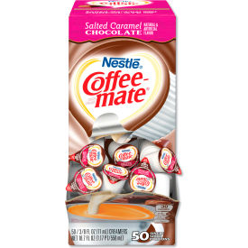 Coffee mate® Liquid Coffee Creamer Salted Caramel Chocolate 0.38 oz Mini Cups 50/Box NES STCRMCRMR