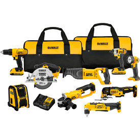 DeWalt® 20V MAX 9-Tool Power-Tool Combo Kit w/ Soft Case Including 2 Batteries & Charger DCK940D2
