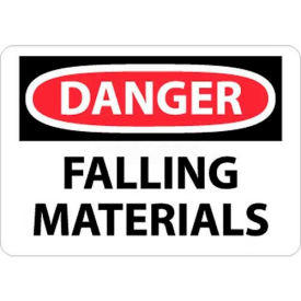 NMC D37RB OSHA Sign Danger Falling Materials 10
