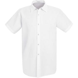 Chef Designs Long Cook Shirt White Spun Polyester Poplin S 5050WHSSS