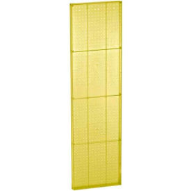 Global Approved 771660-YEL Yellow Pegboard Wall Panel 16