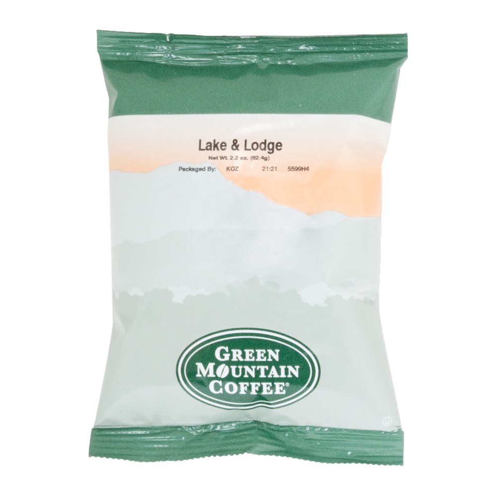 Green Mountain Coffee Ground Coffee, Lake & Lodge, Carton Of 50 Bags MPN:4524