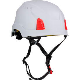 Traverse™ Cap Style Industrial Climbing Helmet Vented HDPE Suspension White 280-HP1491RVM-01