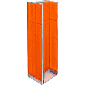 Global Approved 700430-ORG H-Shaped Pegboard Display 16