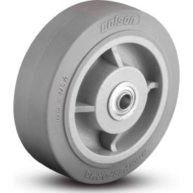 Colson® 4 Series Wheel 5.00006.459 WS - 6 x 2 Performa Rubber 1/2 Roller Bearing - Gray 5.00006.459 WS
