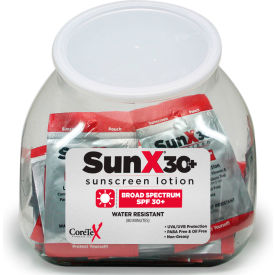 CoreTex® Sun X 30 71432 Sunscreen Lotion SPF 30+ Lotion Pouch Fish Bowl 50 Packets 71432