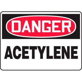 Accuform MCHL174VP Danger Sign Acetylene 14