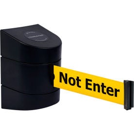 Tensabarrier Magnetic Wall Mount Retractable Belt Barrier 15' Yellow 