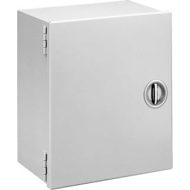 Hoffman A16N126LP Wall-Mount Control Enclosure 16.00X12.00X6.62 Steel/Gray A16N126LP
