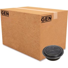 GEN Microwavable Food Container with Lid 32 oz. Cap 7-1/4