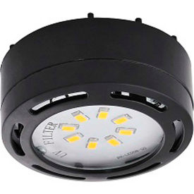 Amax Lighting LEDPL3-BLK LED Puck Light 3- 4W 3000 CCT 1080 Lums 82 CRI Black 3 light kit LEDPL3-BLK