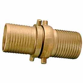 Fire Hose Short Shank Coupling Set - 6 In. NPSH - Aluminum 268-60141