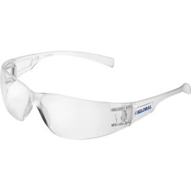 GoVets™ Frameless Safety Glasses Anti-Fog Clear Lens - Pkg Qty 12 119CLAF708