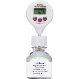 H-B Calibrated Electronic Verification Lollipop Stem Thermometer 0/70C 37C Incubator Calibration 602101500