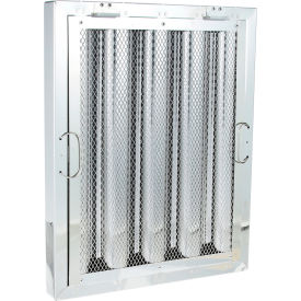 Allpoints 8014158 Hood Filter Type6 Stainless Steel 20X16 W/Spk Arst Btm Brk 8014158
