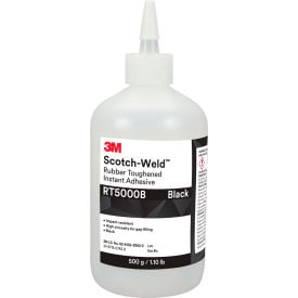 3M™ Scotch Weld™ RT5000B Rubber Toughened Instant Adhesive 500 Gram Capacity Black 7100039252